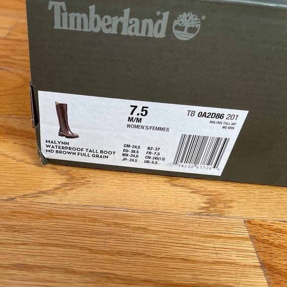 Women's Malynn Waterproof Tall Fashion Boot from Timberland - Picture 8 of 9